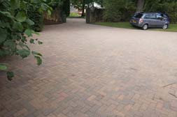 block paving repaired after