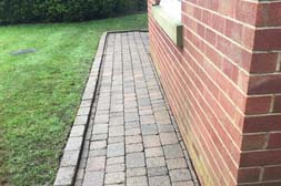 cobble path after